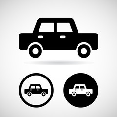 car icon great for any use. Vector EPS10.