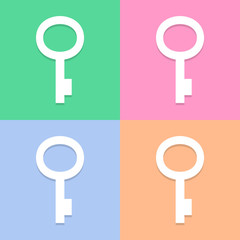 key icons great for any use. Vector EPS10.