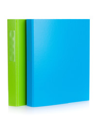 Two office document folders