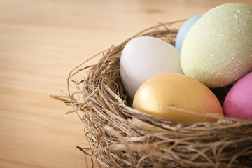 Easter Eggs Background