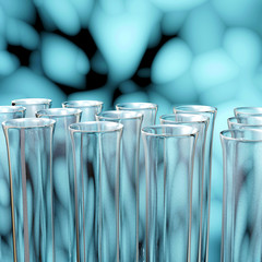 Reagenzglas - 3d Render