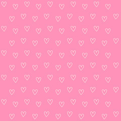 pink heart wallpaper set great for any use. Vector EPS10.