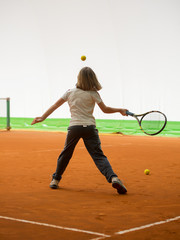 Fototapeta na wymiar tennis school