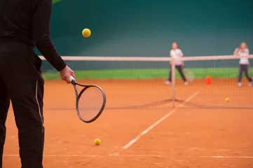 Wandaufkleber Tennis instructor © Gianni Caito
