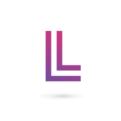 Letter L logo icon design template elements