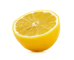 lemon on white background