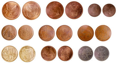 misc old coins of africa
