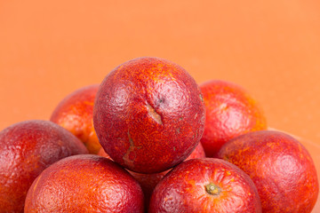 Blood-red orange