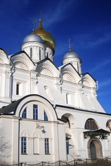 Fototapeta na wymiar Archangels church in Moscow Kremlin. UNESCO World Heritage Site.