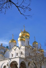 Annunciation church in Moscow Kremlin. UNESCO World Heritage Sit