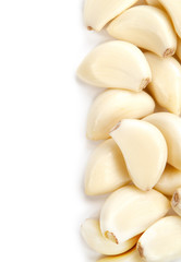Garlic isolated on white background