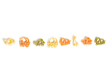 Animal figures pasta