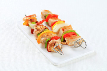Chicken skewers