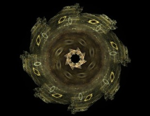 Black Abstract Halftone Design Element, shape illustration