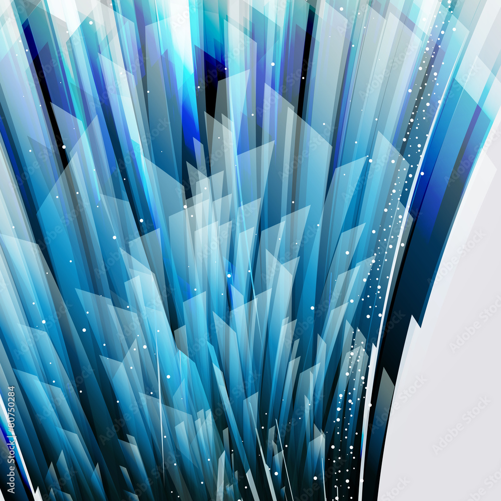 Aufkleber abstract vector background wiht transparent blue-gray elements.