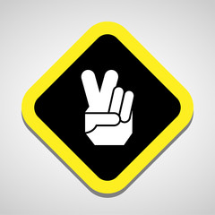 Obraz premium victory icon great for any use. Vector EPS10.