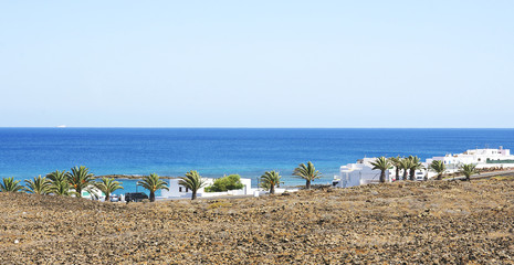Panorámica de la Costa Teguise, Lanzarote Islas Canarias