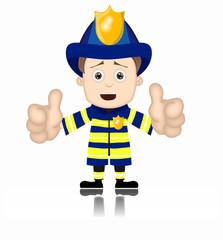 Ben Boy Fireman firefighter friendly fire man