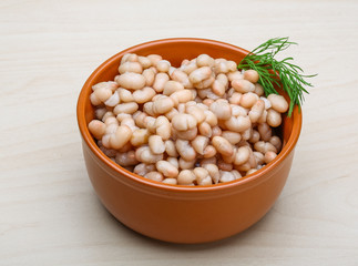 White canned beans