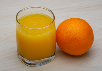 Fresh orange juice
