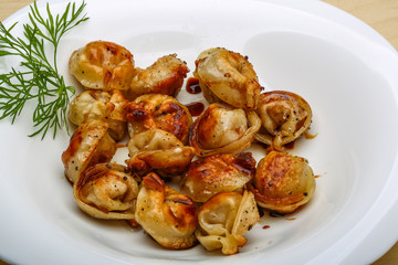 Fried russian dumplings