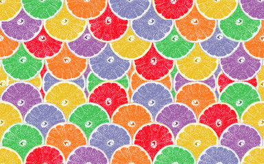 background of sliced citrus incision fruit