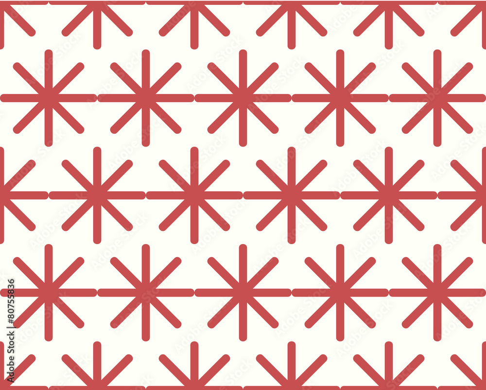 Poster red stars vector textile backdrop. can be used as fabric pattern