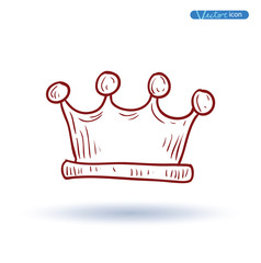 crown, vector hand drawn vector.