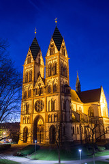 Fototapeta na wymiar Herz-Jesu Kirche, Freiburg, Deutschland