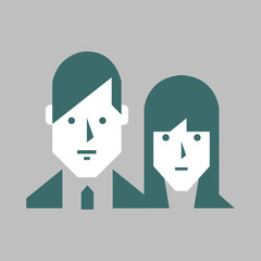 Female and Male Faces