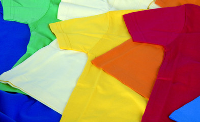 colorful t-shirts