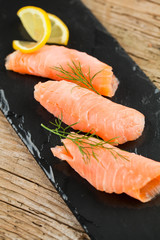 räucherlachs platte