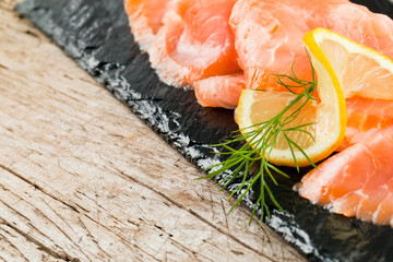 räucherlachs platte