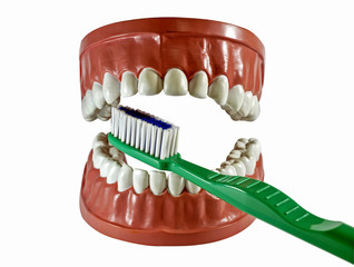 To brush one's teeth