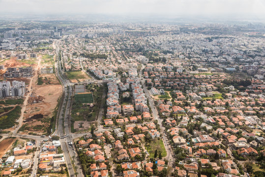 Ra'anana aerial view