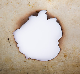 Burnt hole