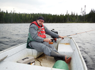 Man fishing