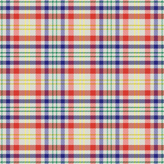 Colorful plaid tartan vector seamless pattern