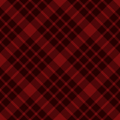 Red plaid tartan vector seamless pattern 2