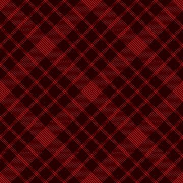 Red plaid tartan vector seamless pattern 2