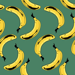Bananas Seamless Pattern - 80760842