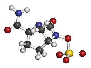 Avibactam drug molecule.