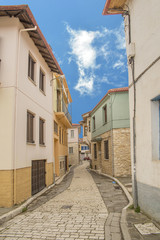 Fototapeta na wymiar Ioannina pedestrian street in the castle