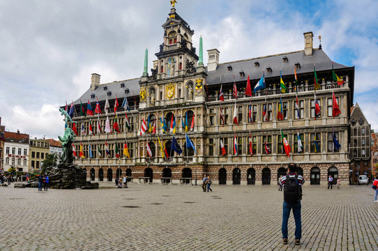Ayuntamiento de Amberes, Antwerp, Antwerpen, Anvers, B&eacute;lgica