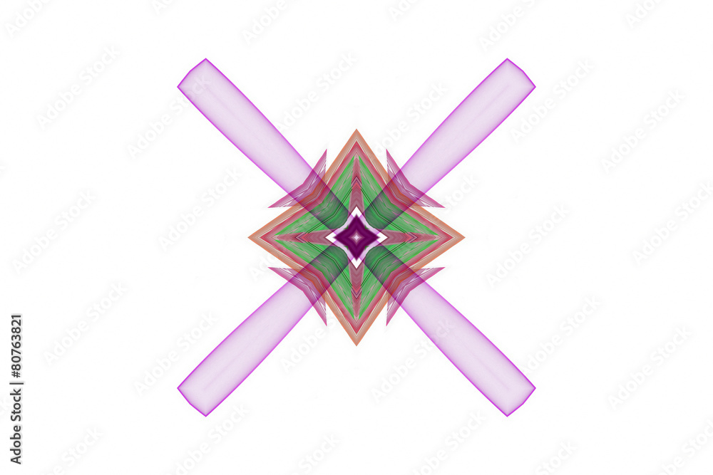 Aufkleber powerful abstract background object