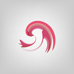 Vector template logo bird. Logo design.