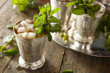 Refreshing Cold Mint Julep © Brent Hofacker