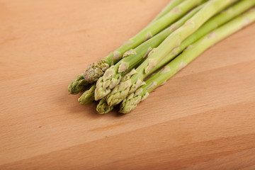 Fresh raw asparagus