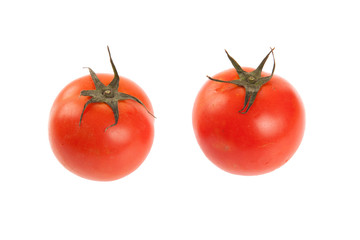 Two Red tomatoes