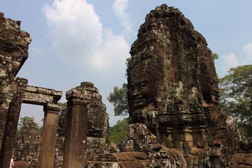 Bayon Temple in Angkor, Siem Reap, Cambodia